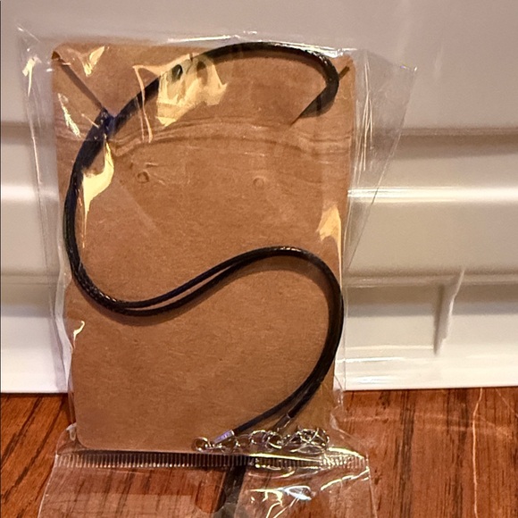 Artisan Purple Stone Necklace with Gold Wire - Picture 2 of 3